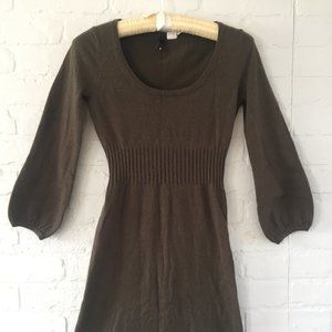 Divided Sweater Dress